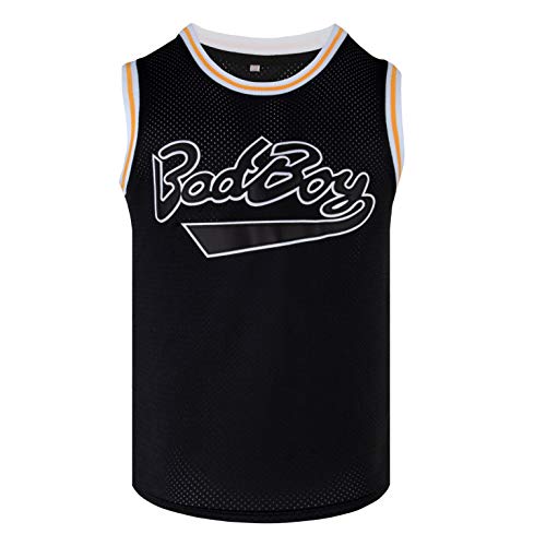 OTHERCRAZY Biggie Smalls Trikot #72 BadBoy Basketball Trikot 90er Jahre Trikot Party - Schwarz - Groß von OTHERCRAZY