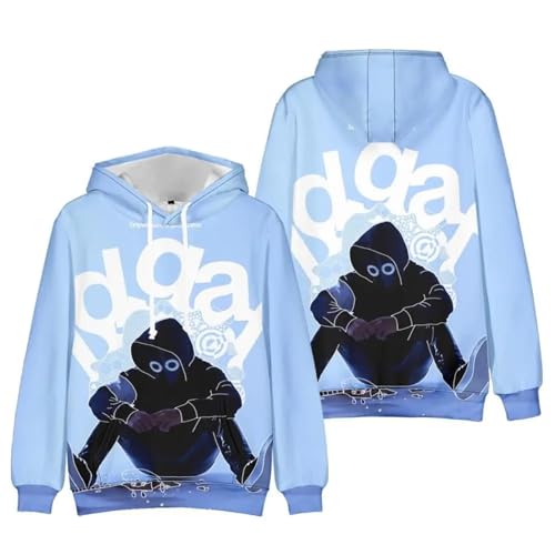 OUHZNUX Herren Kapuzenpullover Boywithuke 3D-Gedruckter Kapuzenpullover Jungen Sweatshirt Streetwear Y2K Pullover Kinder Übergroßer Kapuzenpullover XS-3XL-A||XS von OUHZNUX