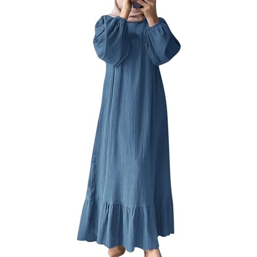 OUMSHBI Muslim Kleidung Damen Jilbab 2 Teilig Kaftan Damen Geknöpfte Split-Shorts für Damen Ramadan Ganzkörper Lang Gebetskleid Gebetskleidung für Frauen Abaya Gebetskleidung für Frauen Rosa von OUMSHBI