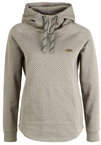 OXMO Amina Damen Kapuzenpullover Hoodie Pullover mit Kapuze, Größe:M, Farbe:Grey Melange (1840051) von OXMO