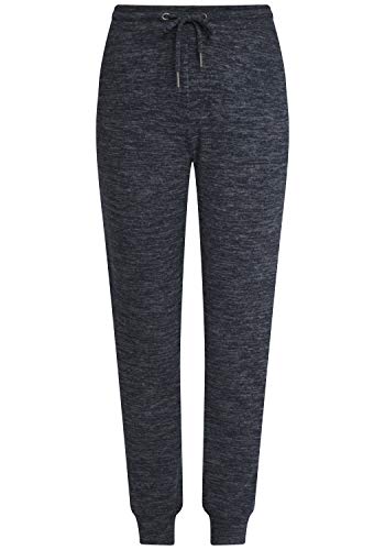 OXMO Benita Damen Sweathose Sweatpants Relaxhose mit Kordelzug, Größe:M, Farbe:Insignia Blue Melange (1940101) von OXMO