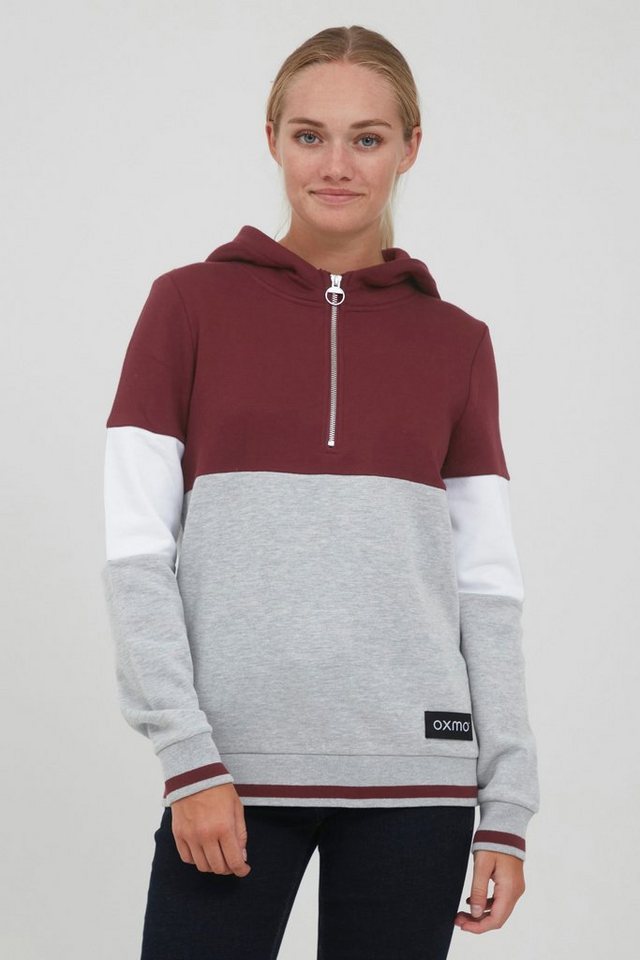 OXMO Hoodie OXOmara Kapuzenpullover mit Reißverschluss von OXMO