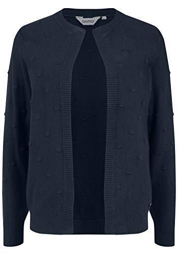 OXMO Kalotta Damen Strickjacke Feinstrick Cardigan Strickcardigan, Größe:S, Farbe:Total Eclipse (194010) von OXMO