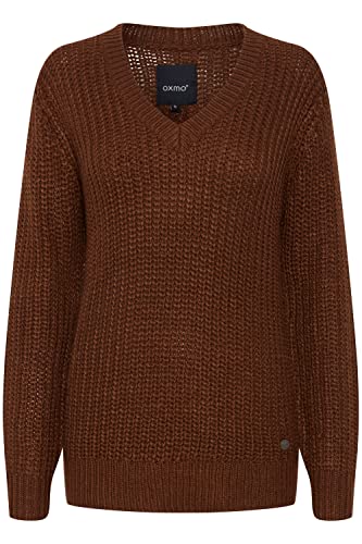 OXMO Lavea Damen Strickpullover Grobstrick Pullover, Größe:M, Farbe:Tortoise Shell (191241) von OXMO