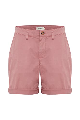 OXMO OXCharline Damen Shorts Bermuda Kurze Hose Chino mit Gürtelschlaufen Regular Fit, Größe:38, Farbe:Ash Rose (171514) von OXMO