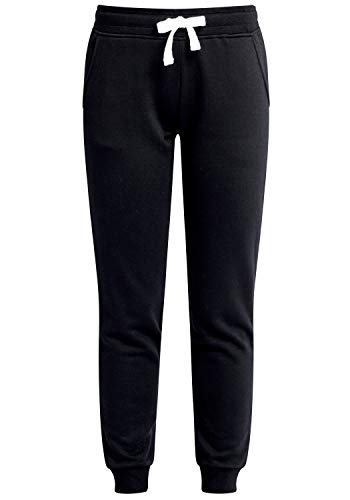 OXMO Olivia Damen Sweathose Sweatpants Relaxhose, Größe:M, Farbe:Black (799000) von OXMO