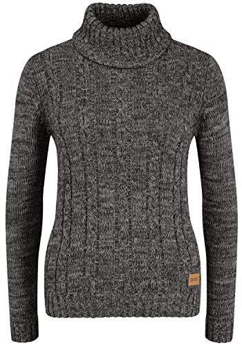 OXMO Philipa Damen Rollkragenpullover Pullover mit Rollkragen, Größe:XXL, Farbe:Black (799000) von OXMO