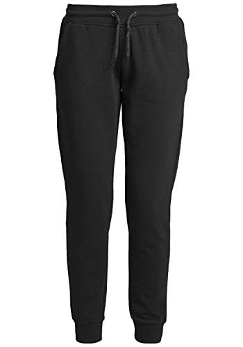 OXMO Polah Damen Sweathose Sweatpants Relaxhose Regular Fit, Größe:M, Farbe:Black (194007) von OXMO