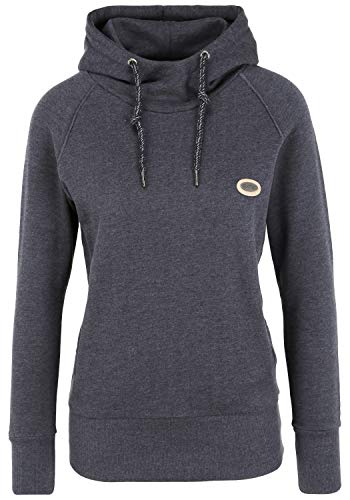 OXMO Puja Damen Kapuzenpullover Hoodie Pullover mit Kapuze, Größe:XXL, Farbe:Insignia Blue Melange (1940101) von OXMO