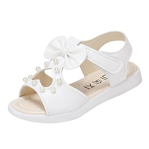 OYSOHE Kinder Sandalen, Baby Mädchen Bowknot Perle Kristall Sandalen Römischen Sandalen Prinzessin Schuhe von OYSOHE