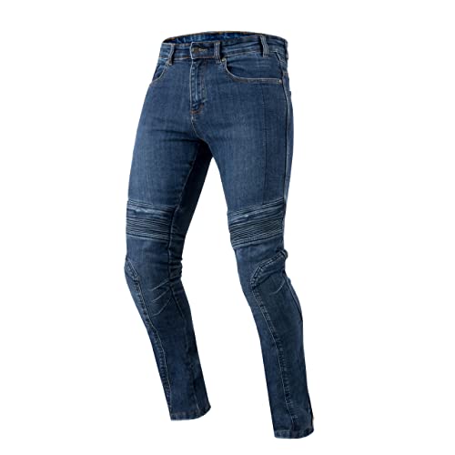 OZONE MOTO Hornet II Motorradjeans Herren | Aramidfaser Futter | Knieprotektoren | Flexible Einsätze | Slim Fit von OZONE MOTO