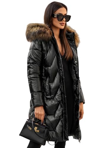 OZONEE Damen Winterjacke Jacke Winter Farbvarianten Übergangsjacke Warm Bomberjacke Steppjacke Wintermantel Daunenjacke Leichte Outdoor Puffer Jacket Übergangs 777/1116K/392B SCHWARZ S OZONEE Damen Winterjacke Jacke Winter Farbvarianten Übergangsjacke Warm Bomberjacke Steppjacke Wintermantel Daunenjacke Leichte Outdoor Puffer Jacket Übergangs 777/1116K/392B SCHWARZ S von OZONEE