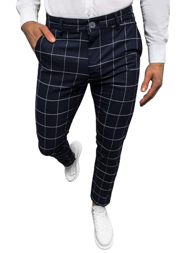 OZONEE Herren Chino Hose Chinos Stoffhose Chinohose Anzughose Anzug Herrenhose Röhrenhose Pants Elegant Business Slim Fit Regular Klassisch Classic Basic DJ/5505 BLAU W36 OZONEE Herren Chino Hose Chinos Stoffhose Chinohose Anzughose Anzug Herrenhose Röhrenhose Pants Elegant Business Slim Fit Regular Klassisch Classic Basic DJ/5505 BLAU W36 von OZONEE