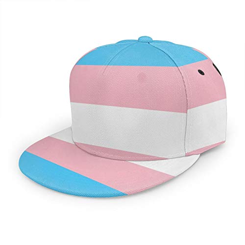 Oaieltj Unisex Baseball Cap Herren Damen Verstellbare Snapback Trucker Mütze Mode Hip-Hop Baseball Cap, Transgender Pride Flag Lgbt Pride, One size von Oaieltj