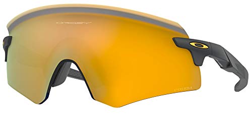 Oakley Herren Encoder Sonnenbrille, Matt Carbon/Prizm 24k, Standard von Oakley