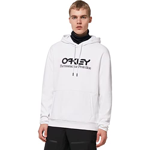 Oakley Unisex Rider Long 2.0 Hoodie, Weiß/Schwarz, X-Large von Oakley