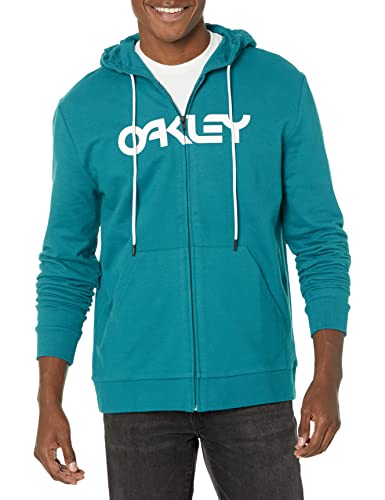 Oakley Herren Teddy durchgehendem Reißverschluss Kapuzenpullover, Aurora Blue, Medium von Oakley