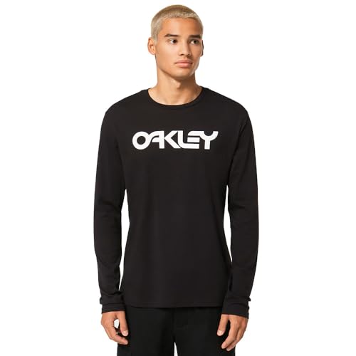 Oakley Unisex Mark II Langarm 2.0 T-Shirt, schwarz/weiß, M von Oakley