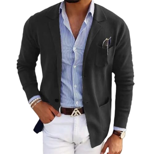 Oanviso Herren Elegante Sakko Sommer Leicht Blazer Freizeit Anzugjacke Eine Knopf Blazer Slim Fit Herrensakko Sakko Sportlich Alltagsanzüge Party Sportmantel A Schwarz S Oanviso Herren Elegante Sakko Sommer Leicht Blazer Freizeit Anzugjacke Eine Knopf Blazer Slim Fit Herrensakko Sakko Sportlich Alltagsanzüge Party Sportmantel A Schwarz S von Oanviso