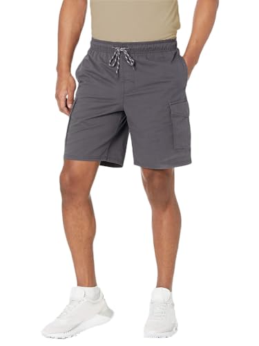 Oanviso Shorts Herren Bermuda Kurz Hosen Sportshorts Baumwolle Strech Cargo Shorts mit Taschen und Kordelzug Bequem Leichte Cargo Bermuda Short Casual Männer A Grau XS von Oanviso