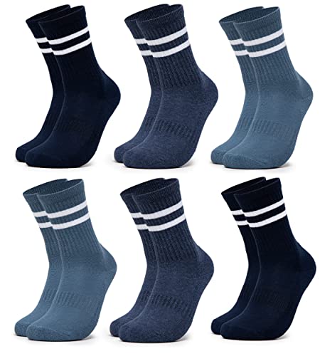 Occulto Kinder Unisex Sportsocken 6er Pack (Modell: Junior) Jeans 27-30 von Occulto