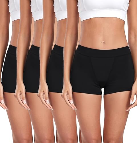 Ocexteur Damen Baumwolle Boxershorts Radlerhose Damen kurz Panties Unterhosen unter Kleid doppelter Schritt Ocexteur Damen Baumwolle Boxershorts Radlerhose Damen kurz Panties Unterhosen unter Kleid doppelter Schritt von Ocexteur