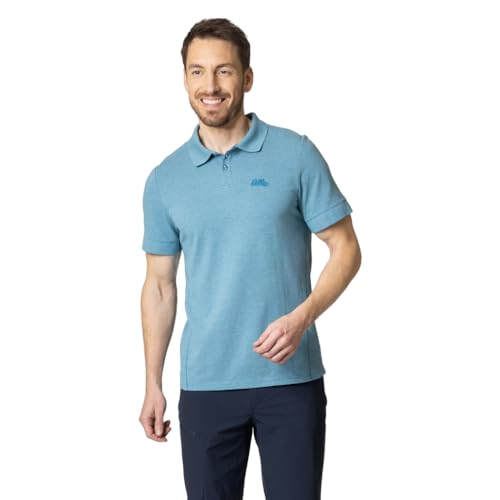 Odlo Polos Herren Poloshirt Nikko Saxony Blue Melange XXL von Odlo