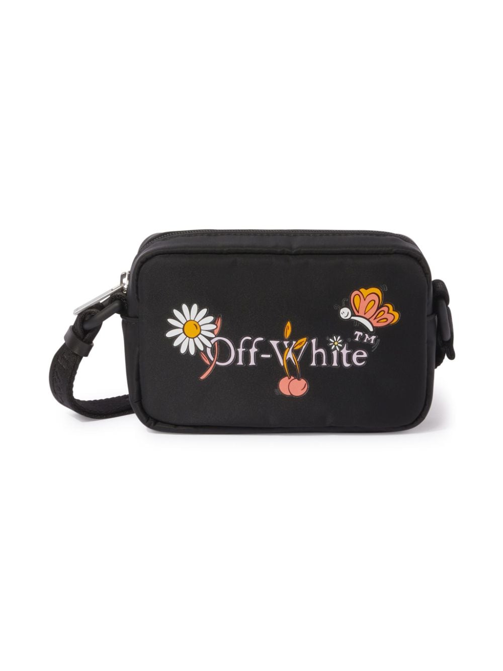 Off-White Kids Funny Flowers Kameratasche - Schwarz von Off-White Kids