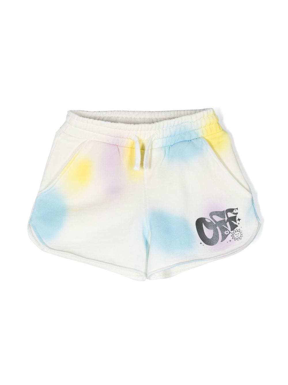 Off-White Kids Shorts mit grafischem Print - Nude von Off-White Kids