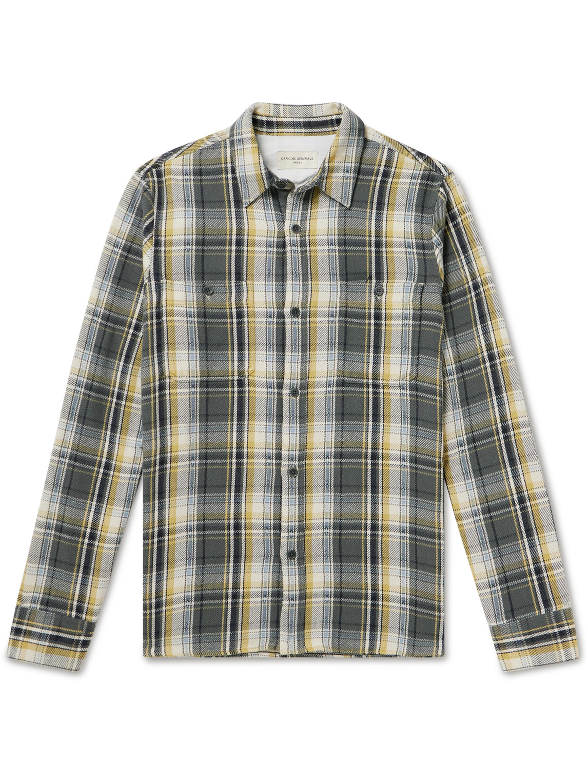 Officine Générale - Ahmad Checked Cotton-Twill Shirt - Men - Multi - XS von Officine Générale