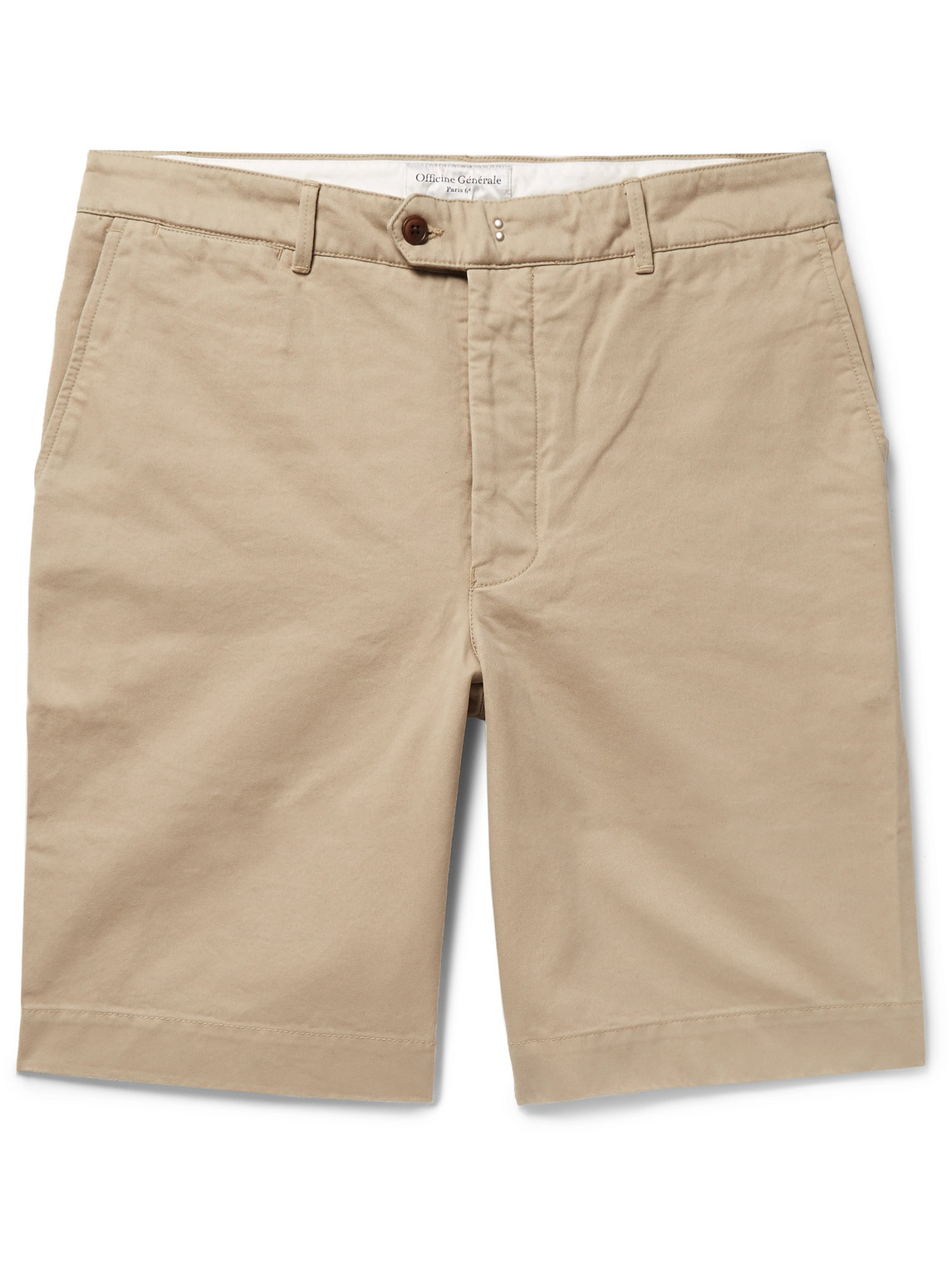 Officine Générale - Fisherman Cotton-Twill Shorts - Men - Neutrals - UK/US 28 von Officine Générale