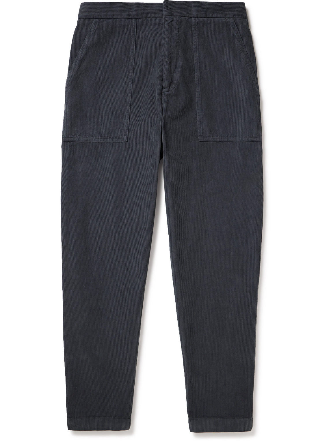 Officine Générale - Paolo Tapered Cotton-Corduroy Trousers - Men - Gray - IT 52 von Officine Générale