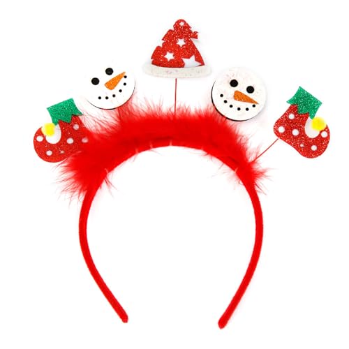 Oilmal Rentier-Stirnbänder, Weihnachts-Haarbänder, Cosplay, Haarreifen, Stirnbänder, Festival, Party, Haarschmuck für Mädchen, Weihnachten, Stirnbänder für Damen, Mädchen, Erwachsene, Kinder von Oilmal