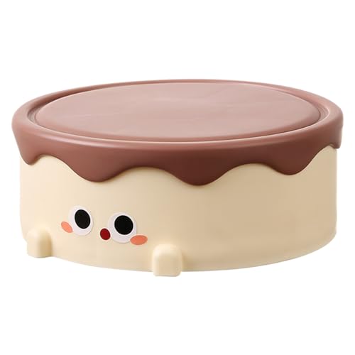 Kosmetikbox Mit Spiegel,Schmuckdose Mit Rundem Kosmetikspiegel - Niedliche Kuchenoptik Kosmetiktasche Tragbar Für Pinsel, Ketten & Schmuck Kosmetikbox Mit Spiegel,Schmuckdose Mit Rundem Kosmetikspiegel - Niedliche Kuchenoptik Kosmetiktasche Tragbar Für Pinsel, Ketten & Schmuck von Oldmoom