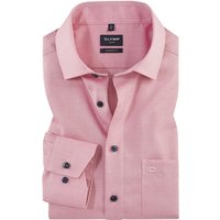 OLYMP Herren Hemd rosa Baumwolle von Olymp