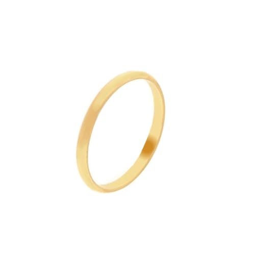 OmniaOro Schmaler Ring aus 18 Karat Gelbgold, ohne Steine von OmniaOro
