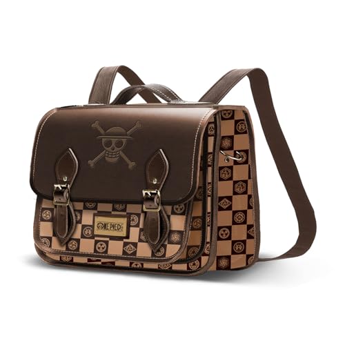 One Piece Chess-Satchel Rucksack-Schultertasche, Kamel, 27 x 20 cm One Piece Chess-Satchel Rucksack-Schultertasche, Kamel, 27 x 20 cm von One Piece