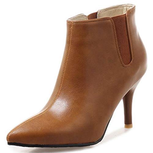 Onewus Damen Stiefeletten mit Absatz (Braun, 39 EU) von Onewus