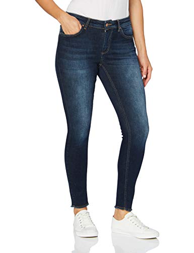 Only Carmakoma Damen Carwilly Life Reg Sk Ank Raw Rea4342noos Jeans, Dark Blue Denim, 52W / 32L EU von ONLY Carmakoma