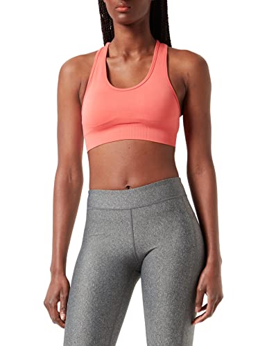 Only Play Damen Sport-BH ONPDaisy Cir Sports Bra Racerback gepolsterte Körbchen 15101974 Spiced Coral S von ONLY