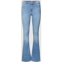 Only Flared Cut Jeans mit Label-Patch Modell 'BLUSH' in Jeansblau, Größe L/32 von Only