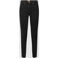 Only Skinny Fit Jeans mit Label-Patch Modell 'POWER' in Black, Größe M/30 von Only