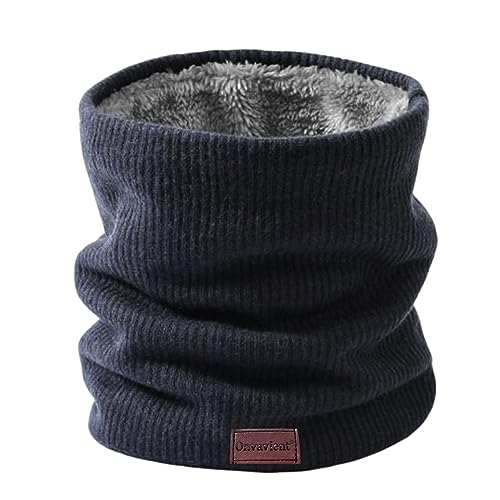 Onvavient Schal Herren Winter, Winter Halsschlauch Ski, Schlauchschal Halstuch Halswärmer Gesichtsschal Fleece Loop Schal Männer Frauen Warm Dick Loopschal Nackenwärmer von Onvavient