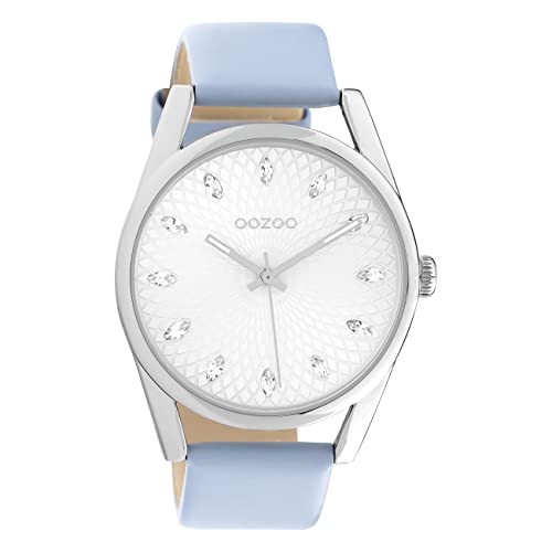 Oozoo Timepieces Damen Uhr - Armbanduhr Damen mit 20mm Lederarmband - Analog Damenuhr in rund C10815 von Oozoo
