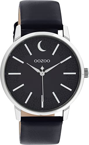 Oozoo Timepieces Damen Uhr - Armbanduhr Damen mit 20mm breites Lederarmband | Hochwertige Uhr für Frauen - Edle Analog Damenuhr in rund C11043 von Oozoo