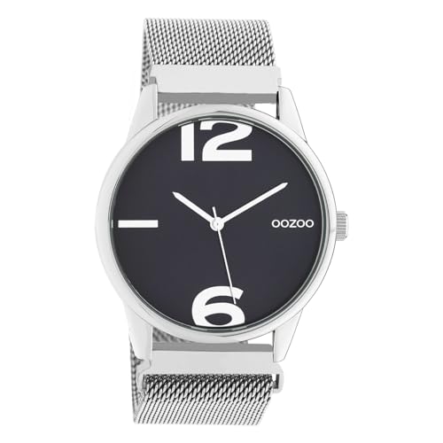 Oozoo Damen Armbanduhr Timepieces Analog Metall Silber UOC10866 Analoguhr von Oozoo