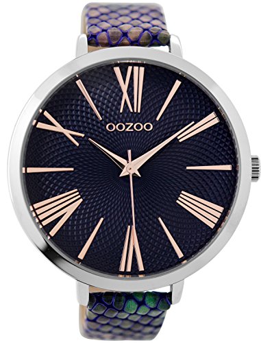 Oozoo Damenuhr Dunkler Regenbogen 48 mm C9215 von Oozoo