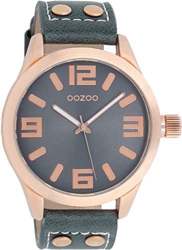 Oozoo Heren/Dames Horloge-C1157 Blauw (46mm) von Oozoo