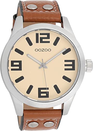 Oozoo Heren/Dames Horloge-C1052 Cognac (46mm) von Oozoo