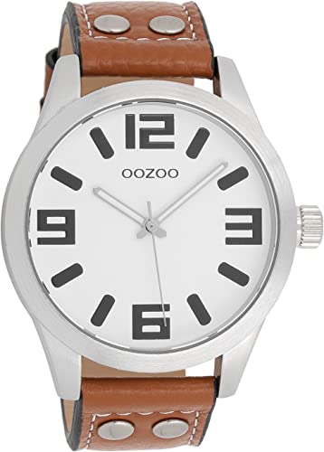 Oozoo Heren/Dames Horloge-C1051 Cognac (46mm) von Oozoo